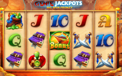 Review of Genie Jackpots Slots – Big Spin Frenzy Slot Review